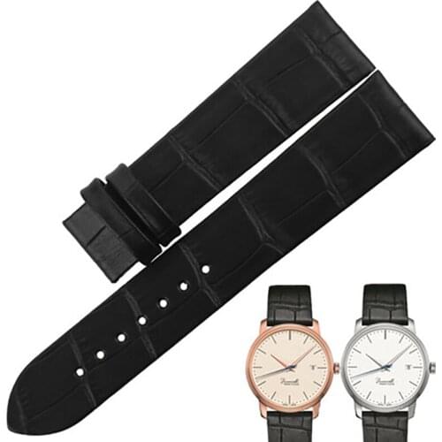 ISUNZUN Women Watch Straps For Mido Baroncelli M027 Genuine leather Bracelet High Quality Watch Band for Men with Pin Buckle