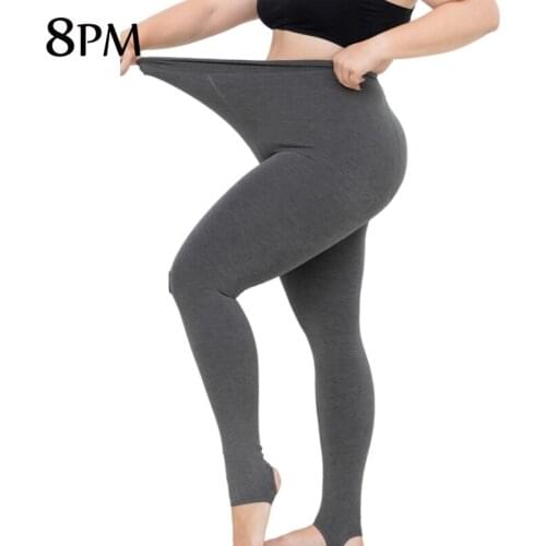 Womens Thick Fleece Tight Lined legging plus size 5XL Fleece high waist Tight 150Kg ouc614