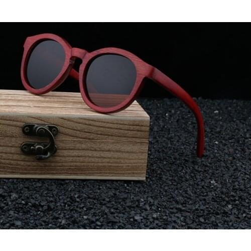 2021 Natural Bamboo Wood Sun Glasses UV 400 Women And Men Driving Car Sunglasses Polarized Handmade Sunshades Designer