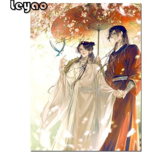 Tian Guan Ci Fu 5d Diamond Painting Full Round Heaven Officials Blessing Picture Diamond Embroidery Cross Stitch Handmade Gifts