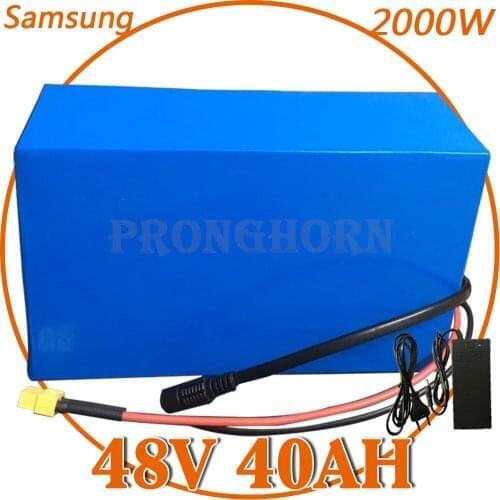 48V 2000W 1500W 1000W Ebike Battery 48V 30Ah Electric Bike Battery 48V 20AH25AH 30AH 35AH 40AH Lithium Battery Use Samsung cell