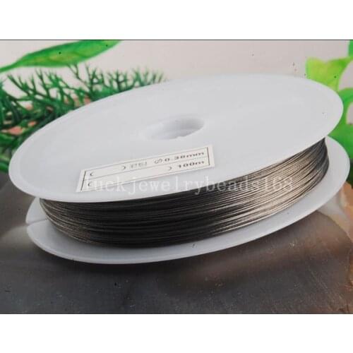 Free Shipping Fashion Jewelry 0.38MM Stainless Steel Wire Necklace Fitting 100M G5738