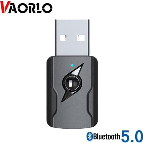 VAORLO USB 4 In 1 Bluetooth Transmitter and Receiver For Headphone TV Wireless 5.0 Adapter Audio Stereo Music With 3.5 AUX Jack