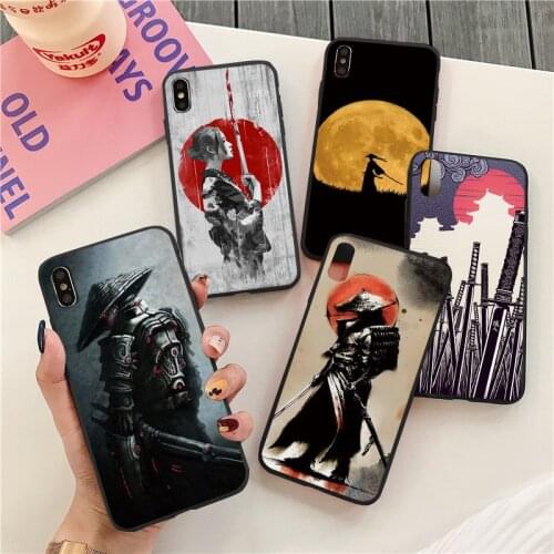 Case on For Samsung Galaxy Note 20 Ultra 10 9 8 S10 S10e S9 S8 S7 Edge S20 FE Lite S21 Ultra Plus 2020 Japanese Samurai Funda