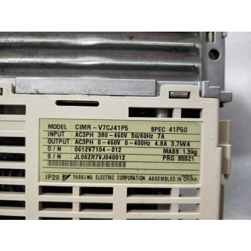 CIMR-V7CJ41P5 1.5KW 380V inverter new without box , test goods , free shipping