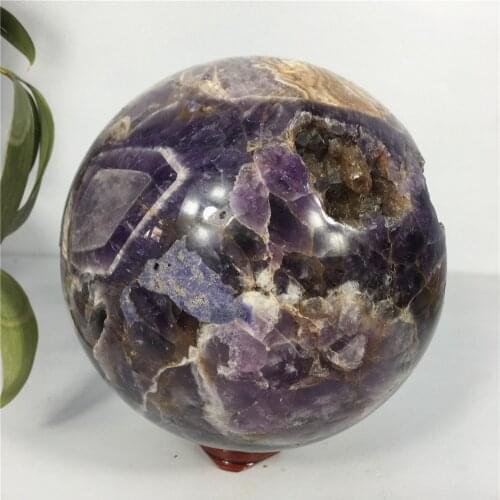 Druzy Dream Amethyst Natural Voog Quartz Crystal Ball Cluster Healing Stones Specimen Home Craft Decoration Gift Geode Shpere