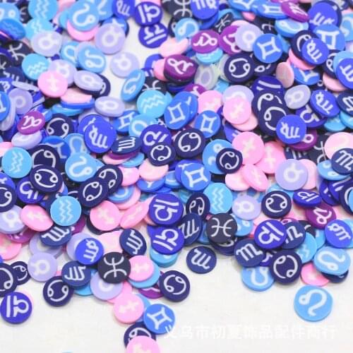 20g 5mm Character Slices Addition Charms For Fluffy Slime DIY Supplies Polymer Clear Clay Sprinkles Toys Putty Nail Art