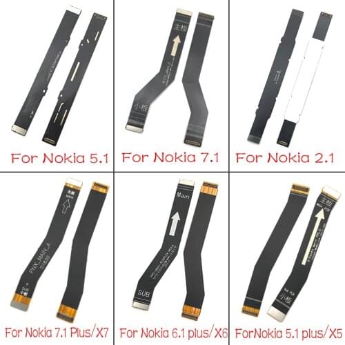 New Arrivals LCD Display Main Mother Board Connector Flex Cable For Nokia 3 5 6 7 8 5.1 6.1 7.1 Plus Replacement Parts