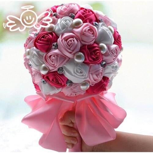 Crystal Wedding Bouquet Upscale bride holding flowers wedding supplies creative gifts birthday gift