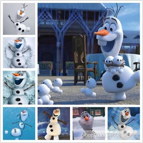 Disney Frozen Full Square/Round Diamond Painting Olaf 5d Diamond Embroidered Cross Stitch Mosaic Artist home decor chrismas gift