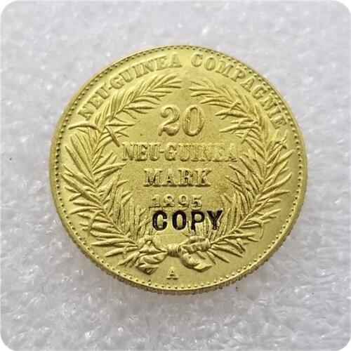 COPY REPLICA 1895 A Germany New Guinea 20 Mark Copy Free shipping