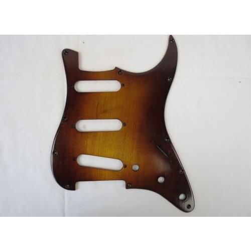 Nice hand made Solid maple wood SSS GUITAR Pickguard #2942