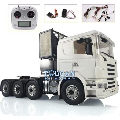 LESU Metal 8*8 Chassis Hercules Cabin Radio 1/14 Sca RC Tractor Truck Light THZH0616-SMT3