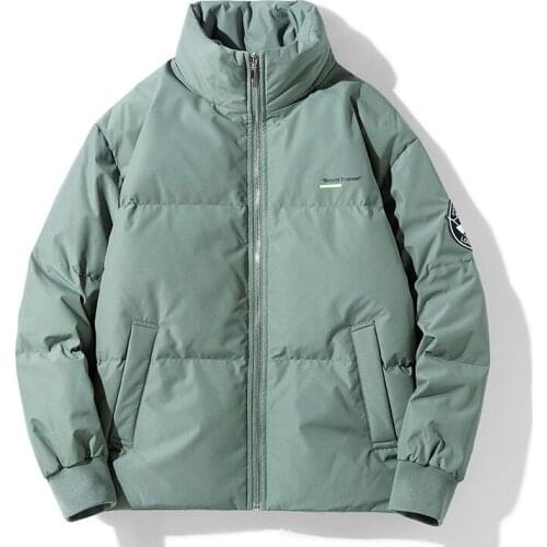 2020 New Winter Down Jacket For Men Solid Color Mid-Length Parka Coat 90% White Duck Down Thick Warm Fashionable Casual Clothin