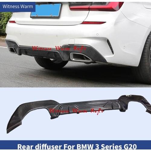 New style High Quality Carbon Fiber Rear bumper Diffuser Lip For BMW New 3 Series G20 G28 MT MP Style Car Body Kit