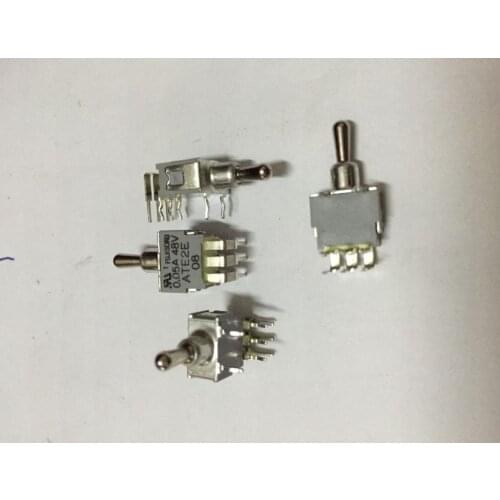 Original new 100% button switch 6pin 3 gear 0.05A 48V ATE2E-6M3-10