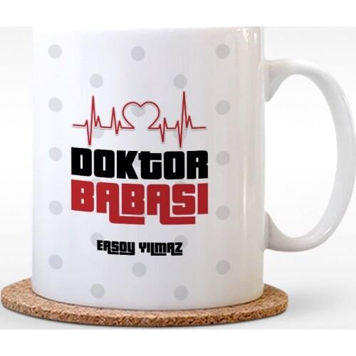 Personalized Doctor Father Design White Mug Cup-2