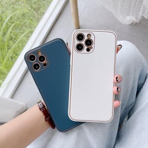 Luxury electroplating phone case for iphone 12 Pro MAX 11 Pro 11 XS XR X XS Max SE 7 8 plus 12Mini 11 Pro чехол на айфон 11