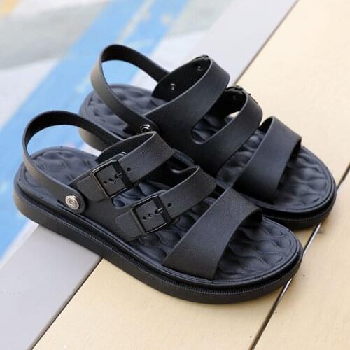 Male Fashion High Quality Home & Beach Sandals 2021 New Men Casual Durable Anti Skid Peep Toe Summer Sandals Sandalias 39-44