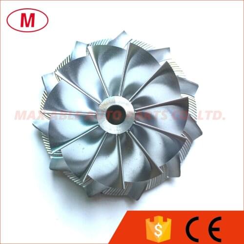 TD05H 50.39/68.01mm 11+0 blades Reverse High Performance Turbo Billet Compressor wheel/Aluminum 2618/Milling compressor wheel