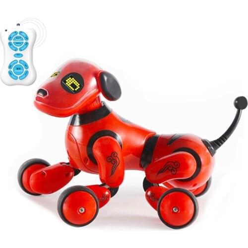 Remote Control Dog Smart Robot Dog Programable 2.4G Wireless Intelligent RC Puppy Talking Electronic Interactive Pet Kid Toys