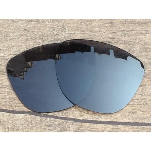 Vonxyz Stealth Black Polycarbonate Replacement Lenses for-Oakley Frogskins Frame