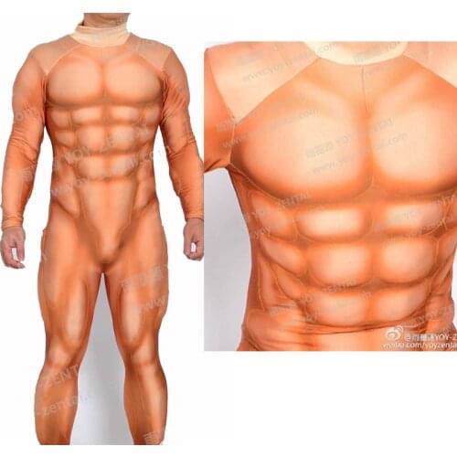 YOY-ZENTAI High Quality Super Hero Muscle Padding Costume Muscle Suit