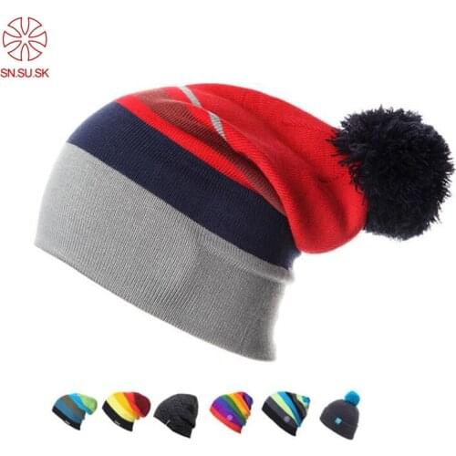 Winter gorros Snowboard Winter Ski skating Hats Beanies head warm for men woman winter hat