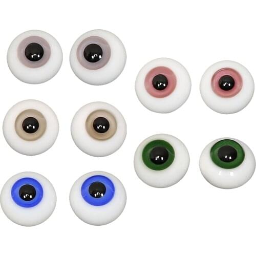 6mm Round Glass Doll Bear Craft Plastic Eyes Eyeball For BJD Dolls and Craft Making Accessory