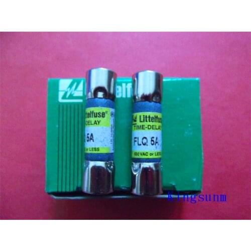 Free shipping 10pcs FLQ 5 TIME-DELAY America Netlon 10X38 delay fuse / fuse 5A 500V