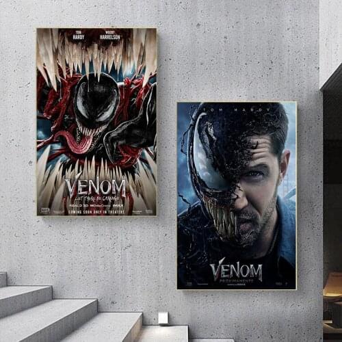 Marvel Venom 2 Movie Canvas Paintings Comic Hero Silk Posters and Prints Wall Art Pictures for Living Room Home Decor Cuadros