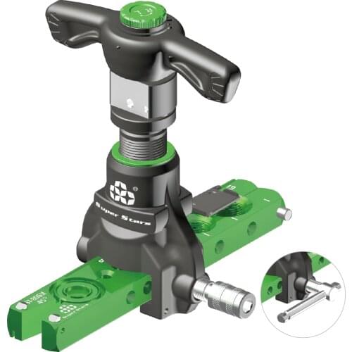 RATCHET ECCENTRIC CONE TYPE FLARING TOOL