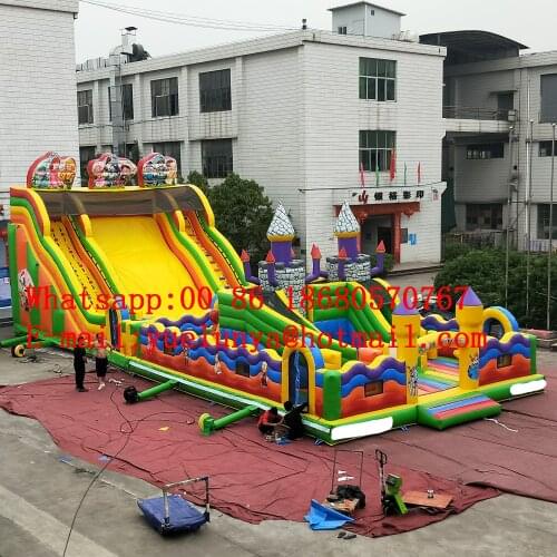 China Guangzhou) Factory direct inflatable slide / castle / trampoline / pool slide YLY-010