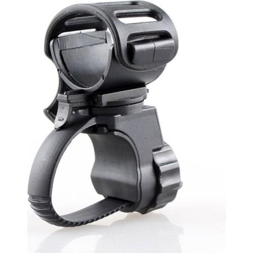 Bicycle Light Bracket Flashlight Mount Holder Antiskid Cycling Bike Light Torch Clip Mount 360 ° Rotation Bike Flashlight Stand