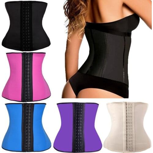 New Latex Waist Cincher Corset Waist Trainer Corset Latex Shapewear Sexy Corsets and Bustiers Fast Ship Lumbar Supports Shaper