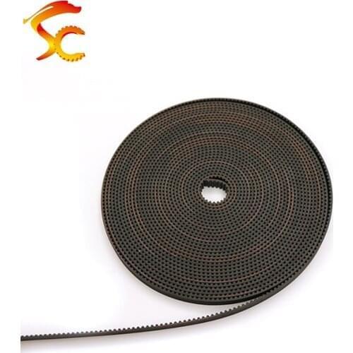 High Quality 5Meters/Lot HTD 3M 10mm timing belt Width 10mm Rubber Color Black 3M-10 Open Belt HTD3M for Laser Engraving CNC