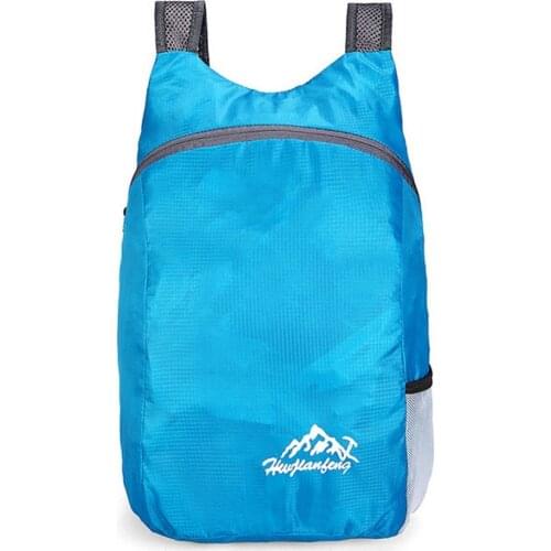 20L Foldable waterproof backpack outdoor travel folding lightweight bag sport gym camping trekking Handy Travel Daypack Bag
