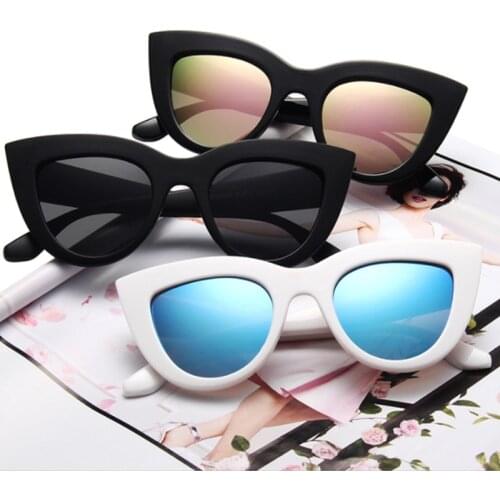 Cat Eye Fashion Sunglasses Women Vintage Luxury Brand Designer Black Glasses Sun Glasses For female UV400 Eyewear Shades