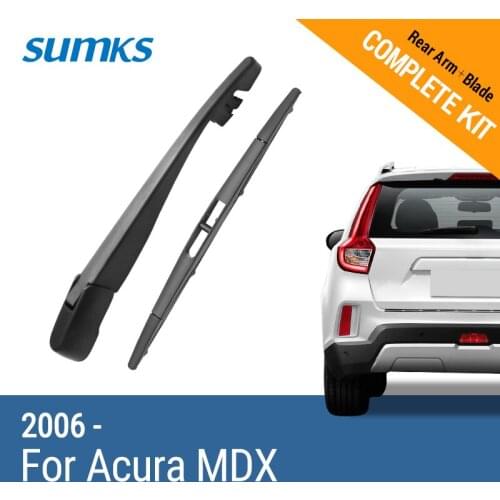 SUMKS Rear Wiper & Arm for Acura MDX 2006 2007 2008 2009 2010 2011 2012 2013 2014 2015 2016 2017