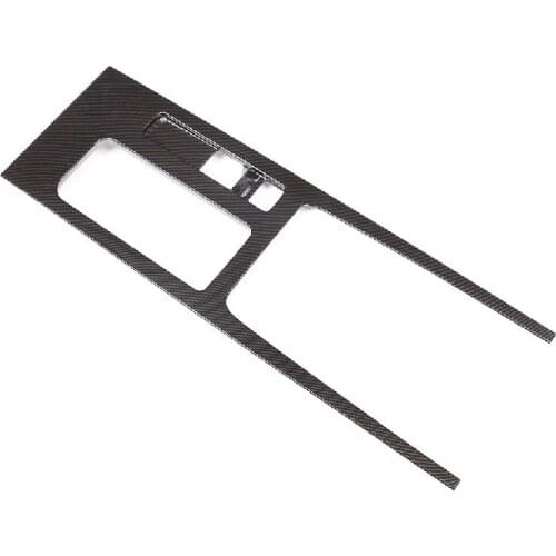 Carbon Fiber Style ABS For Jaguar F-PACE XEL XFL Car Interior Center Console Cup Holder Frame Trim Accessories