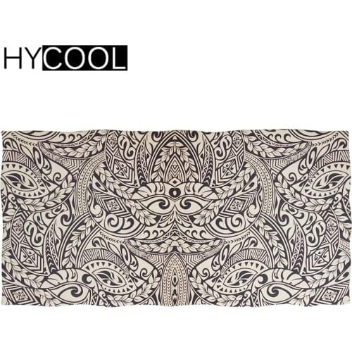 Quik Dry Swimming Towel Fabric Sand Free Multifuntion Beach Towels Polynesian Hawaiian Trobal Pattern Print Bath Hair Toallas