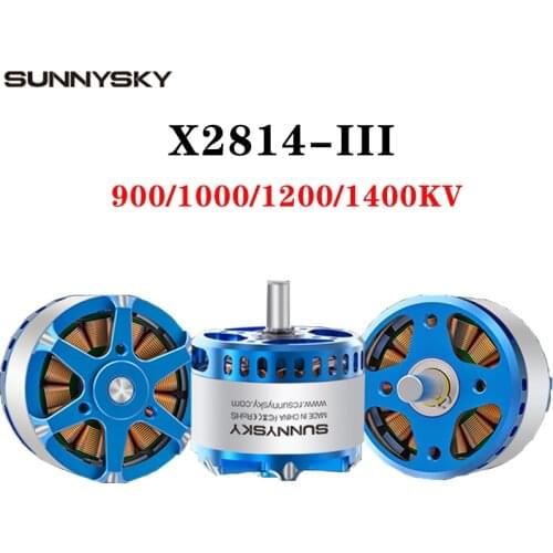 SunnySky X2814 III 900/1000/1200/1400KV Outrunner External Rotor Brushless Motor for RC Aircraft Quadrocopter Helicopter
