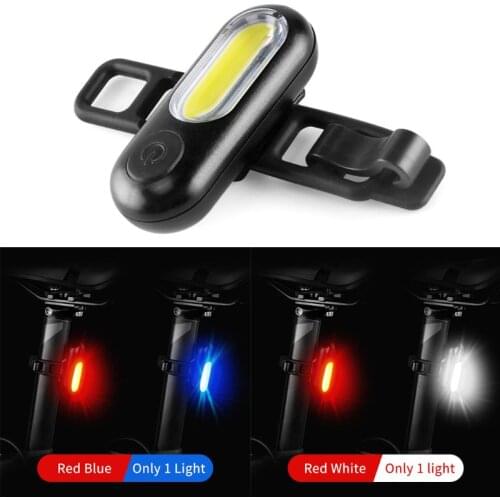 LED Bicycle Rear Light USB Charging Rechargeable Warning Lamp Taillight Cycling Accessories