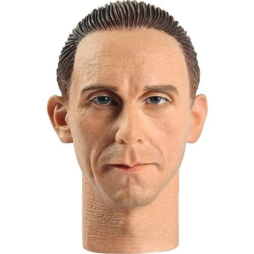 In stock 1/6 Joseph Goebbels Head Sculpt WWII Man Head Fit 12'' Male Action Figure Body