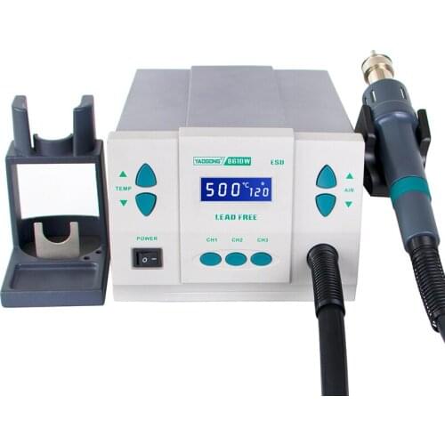 High-Power Intelligent Digital Display High-Frequency Lead-Free Hot Air Gun Desoldering Station, Repairing Mobile Phone Chips