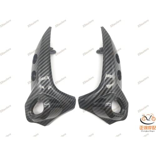 YAMAHA FZ6N FZ600 FZ6 04-09 For Carbon fiber color Bracket Headlight Upper Stay Side cover Support mount Holder mounting fairing