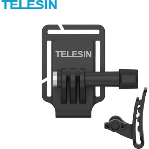TElESIN Hat Bracket Mount Cap Clamp Adapter Quick Release Skidproof clip For GoPro Hero 8/7/6/5 Osmo Action camera accessories