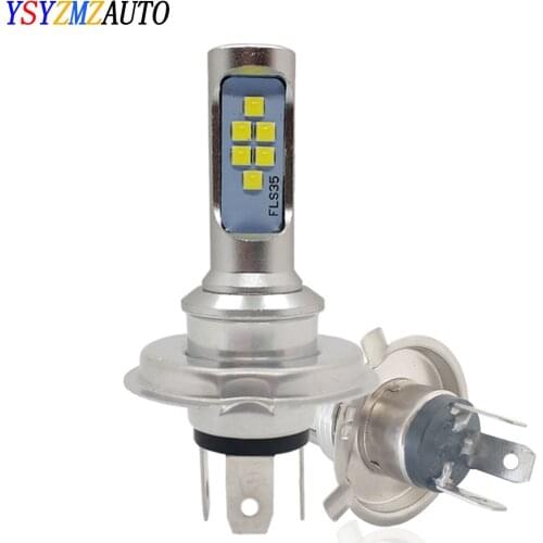 1pcs H4 Led Motorcycle Headlight Bulb HS1 LED Moto Scooter Light 3535chips 1400LM Headlamp Car Motorcycle Headlight Bulb 12V DC