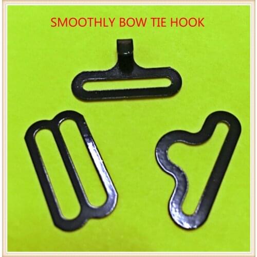 15 sets Bow Tie Hardware Necktie Hook Bow Tie or Cravat Clips Fasteners to Make Adjustable Straps on silk Bow Ties hook Necktie