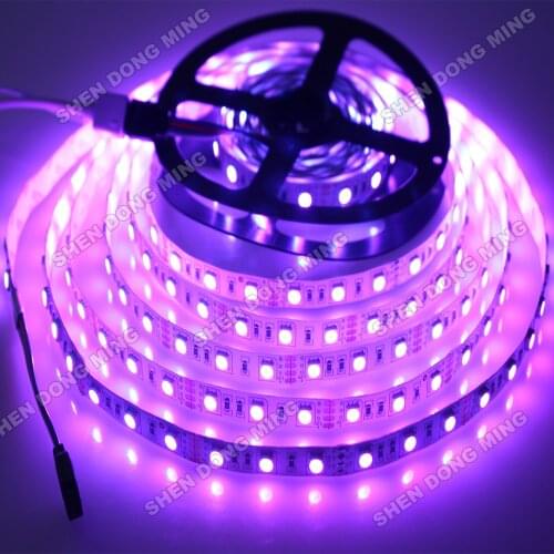 5m 5050 SMD DC12V led strip light flexible led ribbon 60 LEDs /m RGB,White,White warm,Blue,Green,Red,Yellow rgb led tape